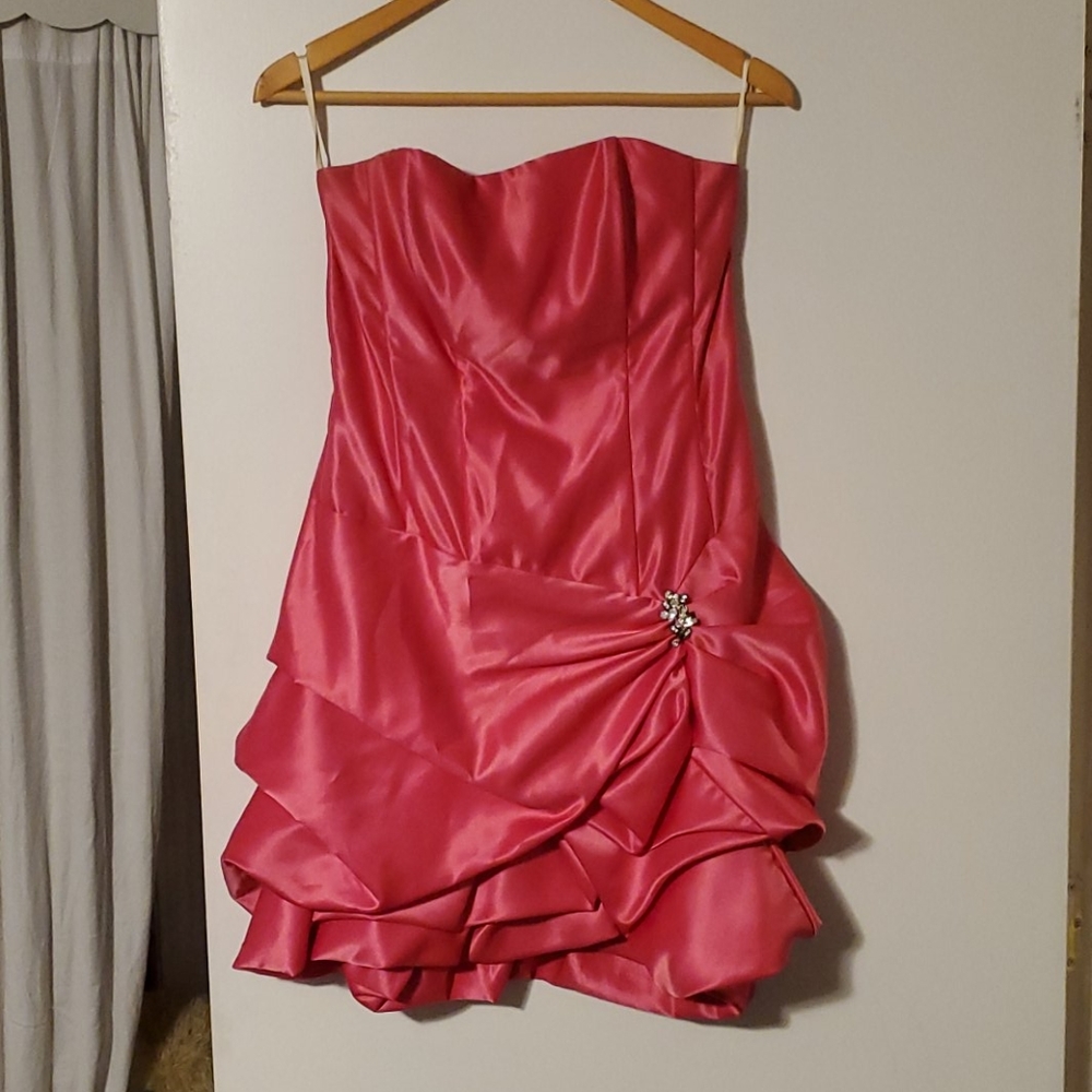 Pink Ruffled Dress